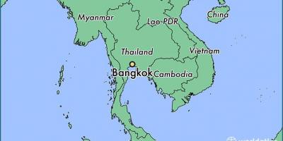 지도 방콕의 국가