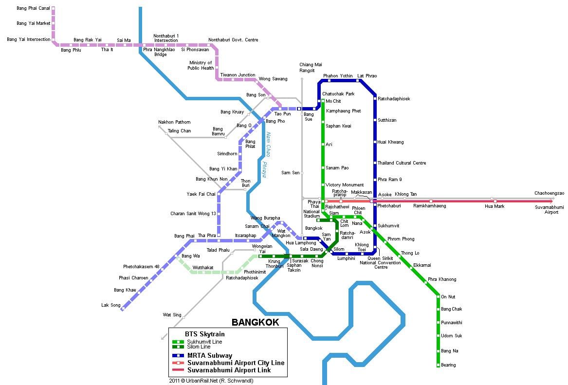 bkk metro 지도