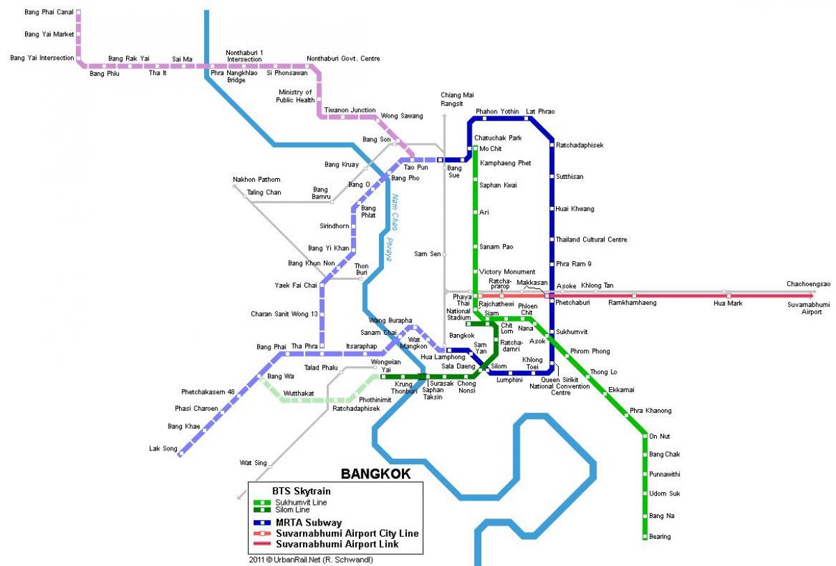 bkk metro 지도