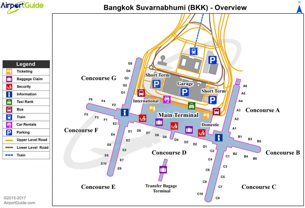 bkk airport 지도