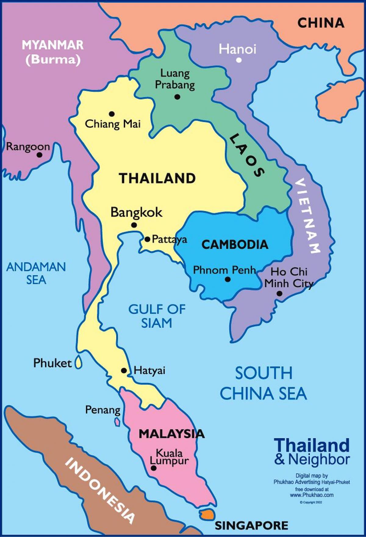 지도 방콕